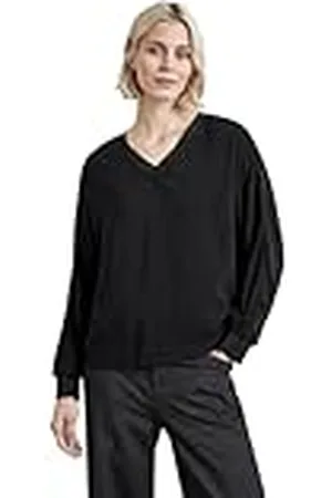 Street one LTD QR Dolman V-hals blouse met Lurex Tapes, , 40
