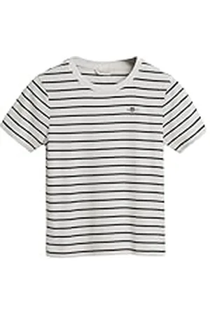 GANT T-shirt voor meisjes, gestreept schild, slim, , 176