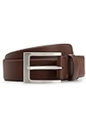 HUGO BOSS Heren Barnabie speld-gesp riem in nappaleder