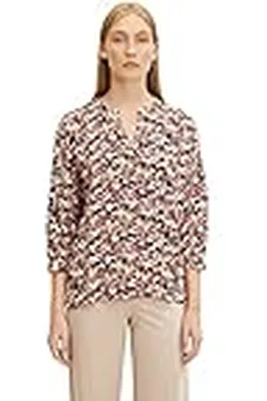 TOM TAILOR Dames Blouse met patroon 1032576, , 38