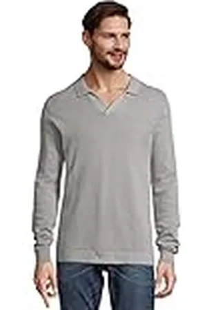 TOM TAILOR Uomini Gebreide trui met polokraag 1030275, , XS