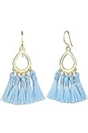 Elli Oorbellen Dames Hanger Kwastje Druppel Festival in 925 Sterling Zilver Verguld
