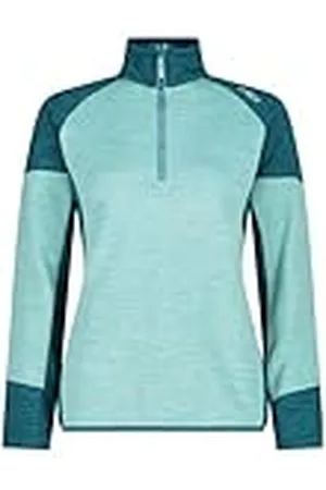 CMP Dames Fleece Shirt Grid Tech, Aqua, 46, , 40 NL