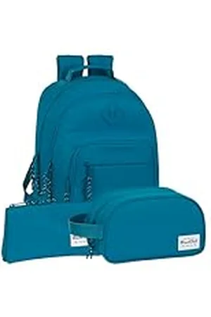 Safta BLACKFIT8 EGEO rugzak, etui en make-uptas BLACKFIT8 - rugzak, etui en toilettas uniek design en officiële licentie BLACKFIT8, Meerkleurig, ST, Klassiek