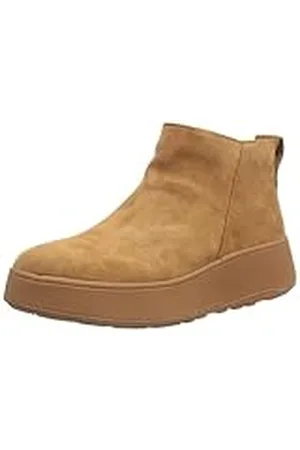 FitFlop Vrouwen F-Mode Suede Enkellaars, , 39 EU