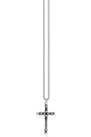 Thomas Sabo Unisex Kreuz Kette 925 Sterling Silber geschwärzt KE2003-508-11