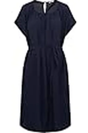 Seidensticker Dames Regular Fit Blousejurk Korte Mouw Jurk, , 38, , 38