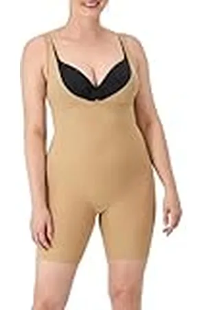 Maidenform Take Inches Off voor dames - Bodysuit van Unitard, beige , M