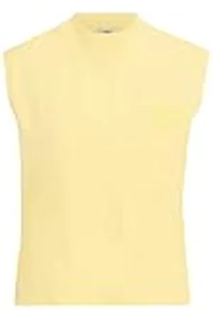 Fila Dames BADOW shirt met schouderbandjes/Cami shirt, Pale Banana, S, , S