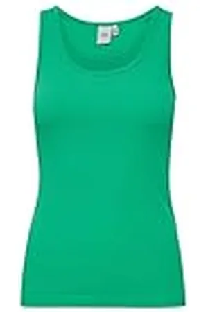 Ichi IHSUPER TO2 Jersey Top dames shirt tanktop met ronde hals van katoen met stretch-aandeel, , XS