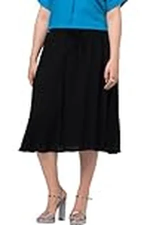 Ulla Popken Damesrok met naden, , 42-44