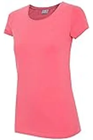 4F Sportstyle Classic T-shirt L22 TSD350 voor dames, sportief van superzachte stof katoen, , L