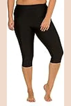 Ulla Popken Schwimmcapri Badpak voor dames, , 42