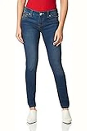 True Religion Halle Mid Rise Super Skinny Fit Damesjeans, , 31W