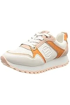 Bagatt Casual Siena veterschoenen voor dames, wit/veelkleurig, 39 EU, , 39 EU