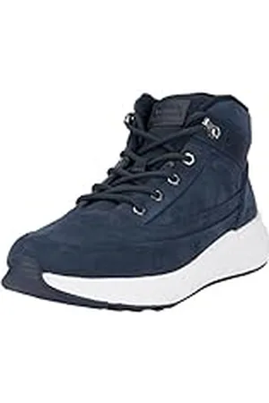 Tommy Hilfiger Heren Hilfiger Warm Nubuck Hybrid B (FM0FM05189) laarzen, blauw (Desert Sky), 8 UK, , 42 EU