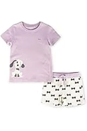 sigikid Tweedelige pyjama voor meisjes, biologisch katoen, zomer, nachtkleding, pyjamaset, , 92