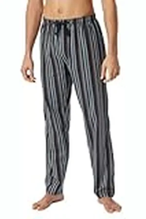 Schiesser Heren lange slaapbroek geweven broek organisch katoenmix + Relax pyjamabroek, , 48
