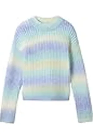 TOM TAILOR Cropped gebreide trui met kleurverloop voor meisjes en kinderen, , 152