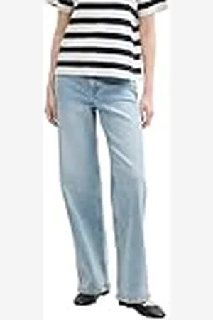 TOM TAILOR Dames Wide Leg Jeans, , XL
