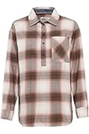Camel Active Dames flanellen blouse van katoen, , L