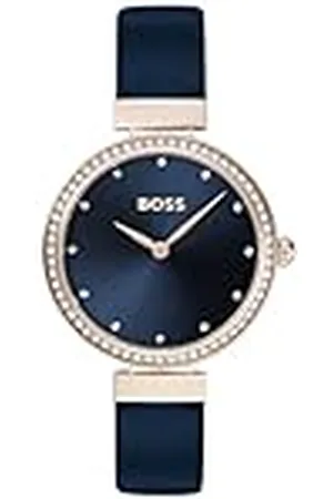 HUGO BOSS Dames Analoog Klassiek Quartz Horloge Met Lederen Band 1502477
