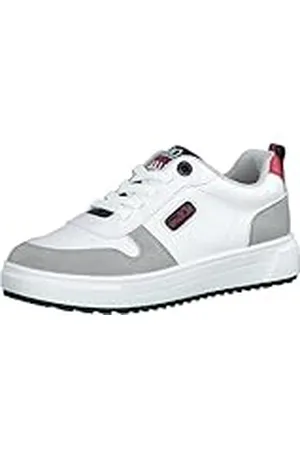 QS by s.Oliver 5-44100-42 Sneakers, White Comb, 34 EU, , 34 EU