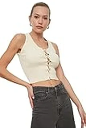 Trendyol Gedetailleerde kritiekblouse voor dames, , S