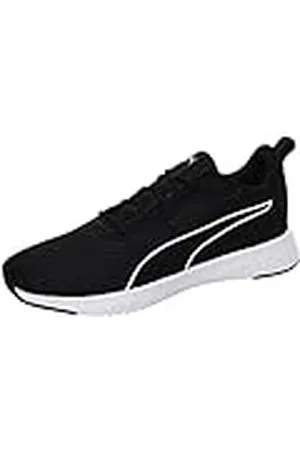 PUMA Unisex Flyer Flex Knit Hardloopschoen, Wit, 4 UK