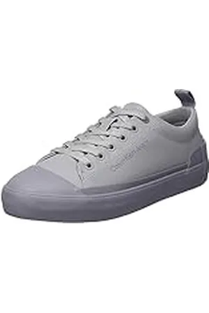 Calvin Klein Herren Vulcanized Laceup Low LTH YM0YM00795 Runner-sneaker, Grau (formeel grijs/stormfront), 42 EU