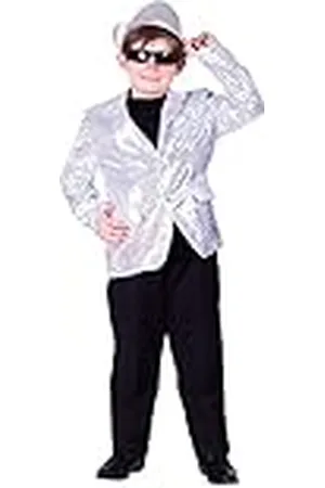 Dress up America Volledig gevoerd Silver Sequin Jacket For Kids