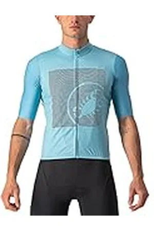 Castelli 4522018-479 BAGARRE Jersey Sweatshirt Mannen Celeste/Savile Blue XS, Celeste/Savile Blue, XS