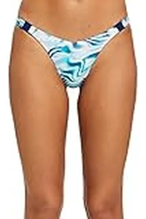 ESPRIT Mini-bikinibroek met golfprint, Inkt, 34