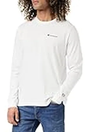 Champion Legacy American Classics-Script Logo L-s Crewneck Lange Mouw T-shirt voor Heren, , M