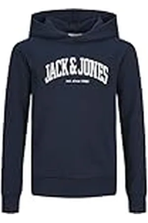 JACK & JONES Junior Jongens JJEJOSH Sweat Hood SN JNR capuchontrui, , 128, , 128 cm
