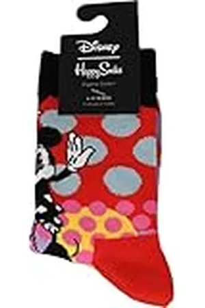 Happy Socks Kids Disney Minnie-Time Sock, kleurrijke en leuke, Sokken voor Kinderen, (2-3Y)