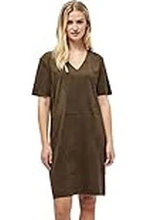 DESIRES Dames Erisa V-hals Jurk, Beluga, S