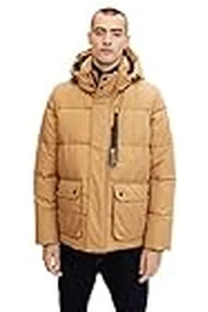TOM TAILOR Uomini Puffer jas met capuchon 1032491, , M