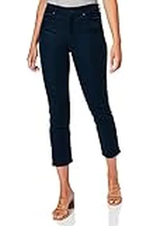 7 for all Mankind The Straight Crop Corduroy Peacock broek voor dames, , 31W x 30L