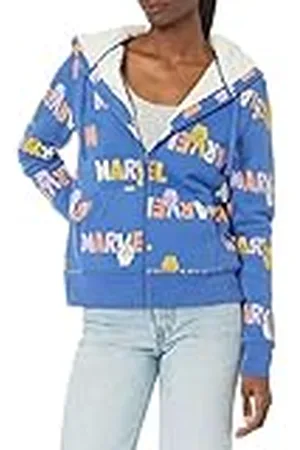 Amazon Disney | Marvel | Star Wars | Princess Dames Capuchontrui, fleece, sherpavoering, volledige ritssluiting, , XS