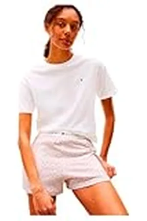 Tommy Hilfiger Dames SS PRT PJ SHORT SET UW0UW05760, Roze, XS, , XS