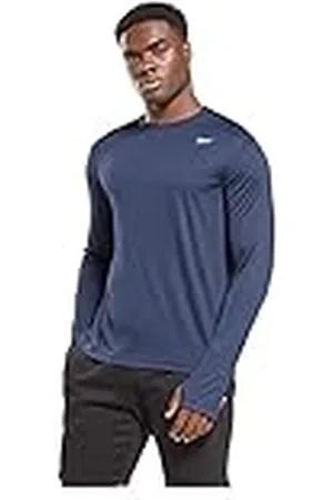 Reebok Heren Trein Lange Mouw TECH T-Shirt, , XS, , S