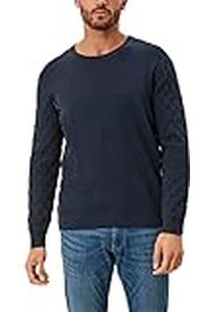QS by s.Oliver Heren 130.10.202.17.170.2109243 Sweater, Blue Nights, S