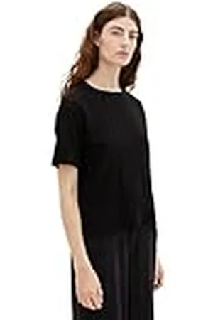 TOM TAILOR Dames 1037271 blouse, 14482-Deep Black, 38, , 38