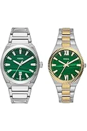 Fossil Scarlette Horloge voor dames, kwartsuurwerk met roestvrij stalen of leren armband, , 38MM, armband