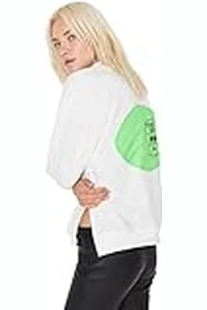 Trendyol Dames Crew Neck met slogan Regular Sweatshirt, , XS