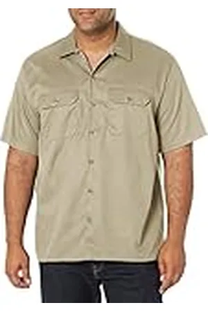 Dickies Flex Twill-werkshirt met korte mouwen voor heren, met korte mouwen, Flex Twill werkshirt (pak van 1), , M