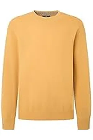 Hackett Heren Merino Cash Mix Crew Pullover Trui, , XL