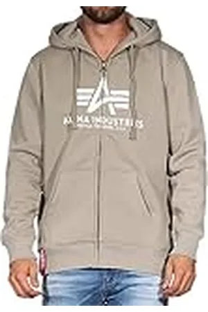 Alpha Industries Basic Zip Hoody Sweat met capuchon voor heren