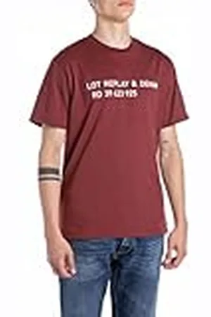 Replay Heren Regular Fit T-shirt van katoen, , S